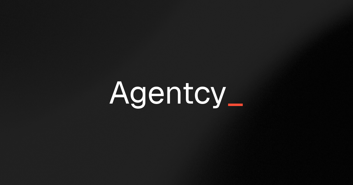 Agcy Agentcy | AI Systems & Product Acceleration